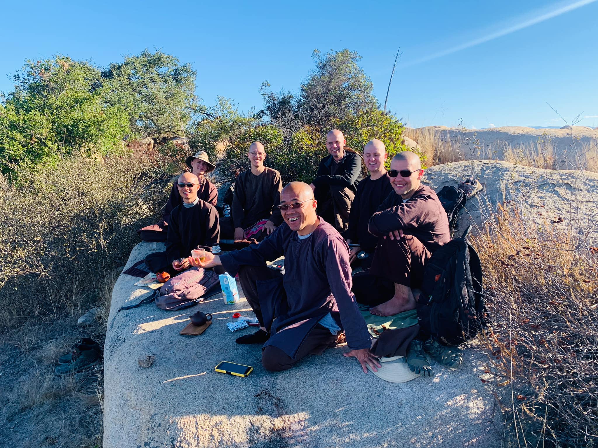 Hiking Photo of Monastics