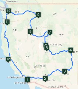 Road Retreat Map