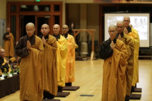 Bhikshus at Great Precepts Transmission Ceremony 2021