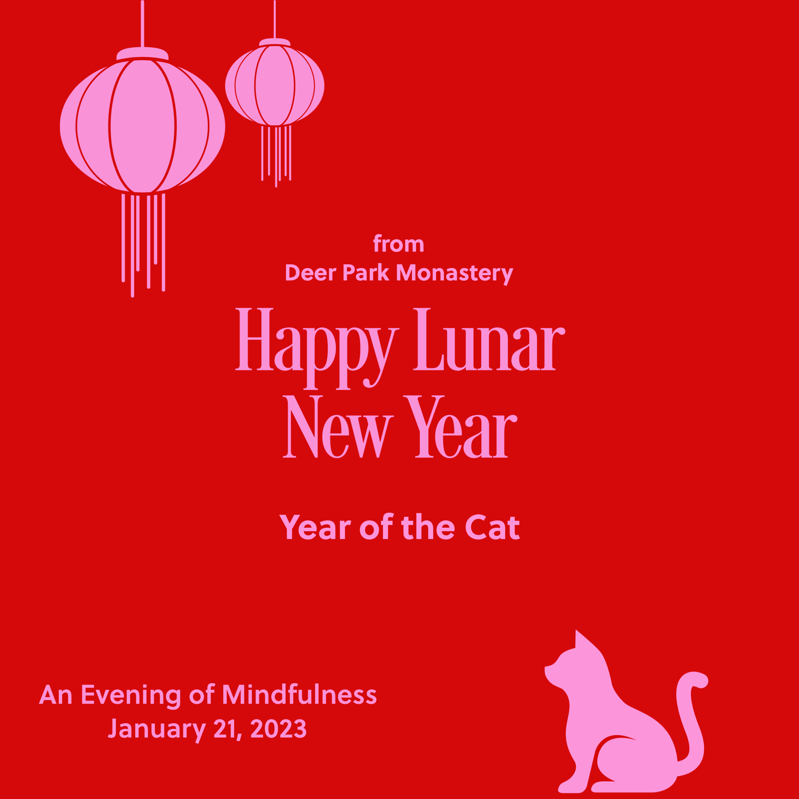 Lunar New Year’s Eve: An Evening of Mindfulness