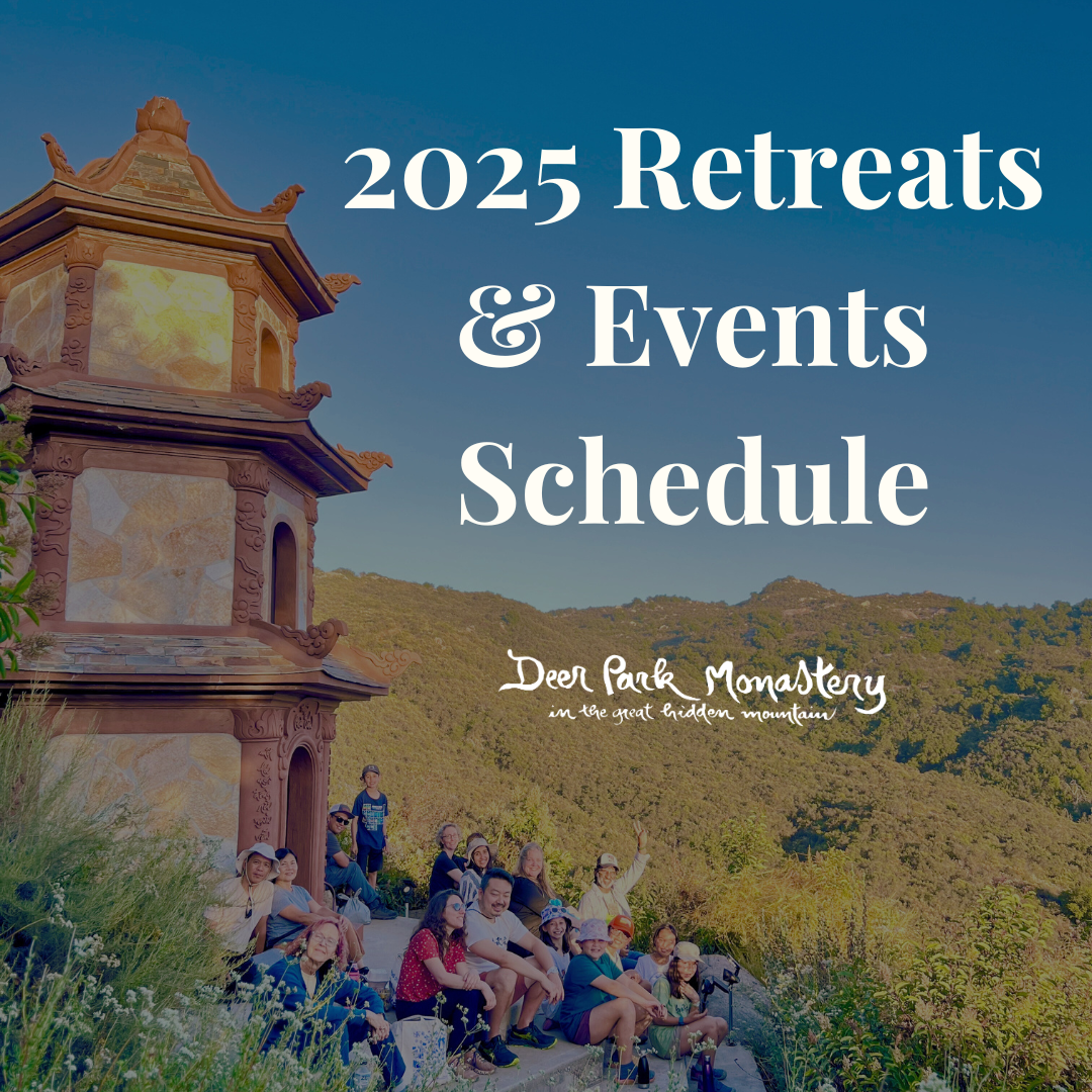2025 Retreat Schedule